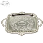 تصویر سینی پذیرایی ونوس مدل 2123 نقره ای 