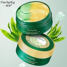 تصویر پچ زیر چشم کاسه ای دو رنگ طلا و خیار وان اسپرینگ ONE Spring Eye Mask 