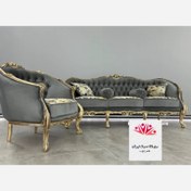 تصویر مبل کلاسیک فرانسوی مدل زمرد 