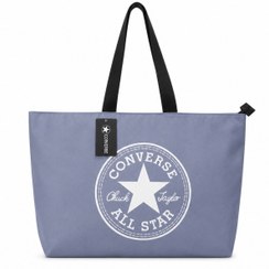تصویر توت بگ کانورس زیپ دار رنگ طوسی با رویه ضد آب Converse bag