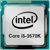 تصویر پردازنده کامپیوتر اینتل مدل Core i5-3570k Ivy Bridge استوک Intel Core i5-3570K Ivy Bridge Computer Processor Used