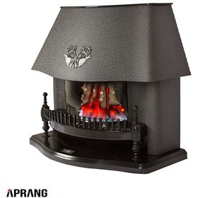 تصویر بخاری گازی شومینه ای نیک کالا قوسی مدل MC110 Niccala arc fireplace gas heater model MC110