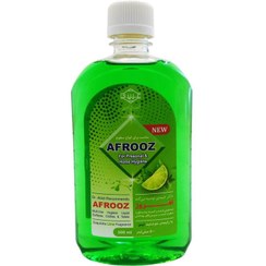 تصویر محلول ضد عفونی کننده سطوح افروز (Afrooz) مدل green با رایحه لیمو حجم 500 میلی لیتر تمیزکننده سطوح اسپری ضدعفونی کننده سطوح مدل محلول ضد عفونی کننده سطوح افروز (Afrooz) مدل green با رایحه لیمو حجم 500 میلی لیتر حجم 500 میلی لیتر