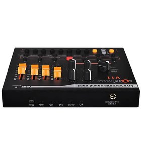 تصویر کارت صدا استودیویی مدل AQTA V11 ا Sound Card AQTA V11 Mixing Professional Sound Card AQTA V11 Mixing Professional