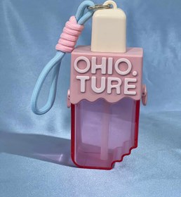 تصویر قمقمه آب - صورتی 