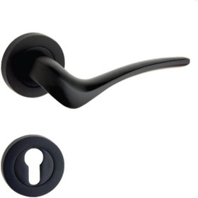 تصویر دستگیره دو تکه - طلایی 