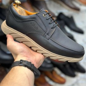 تصویر کفش چرم کلارک مردانه سایز ۴۳ 