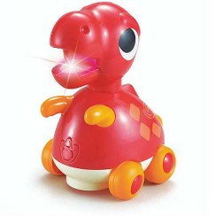 تصویر دایناسور موزیکال هولی تویز قرمز مدل Hola Toys 6110 