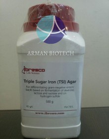 تصویر محیط کشت میکروبی TSI آگار (Triple Sugar Iron) به صورت پودر محصول ایبرسکو ا Triple Sugar Iron media - powder Triple Sugar Iron media - powder
