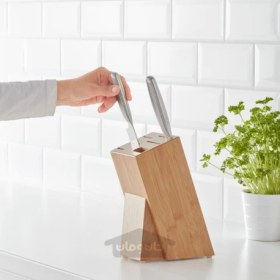 تصویر بلوک چاقو ایکیا مدل IKEA HYVLA 