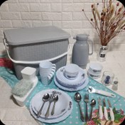 تصویر سبد مسافرتی 70 پارچه پونا پلاست مدل p70 