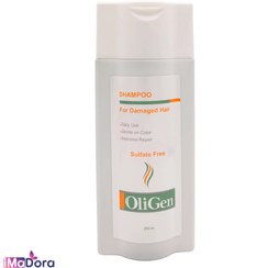 تصویر شامپو بدون سولفات مناسب موهای آسیب دیده و در معرض آسیب 250 میل الی ژن Oligen Sulfate Free For Damaged Hair Shampoo 250 ml