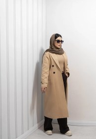 تصویر پالتو فوتر کوبیده ترک قد بلند 