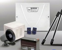 تصویر خرید پک دزدگیر اماکن کلاسیک X5 فضای باز با فنس لیزری 4 بیم 