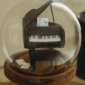 تصویر گوی دکوری طرح پیانو 