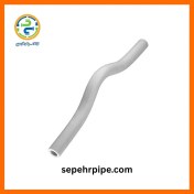 تصویر لوله خم سفید تک لایه سایز 25 - 1عدد 