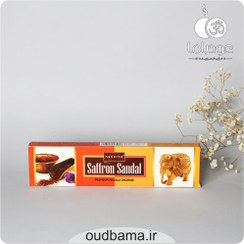 تصویر عود دستساز بودای صندل زعفران (Saffron Sandal) برند ناندیتا : ۵۰ گرمی NANDITA Saffron Sandal 50gr