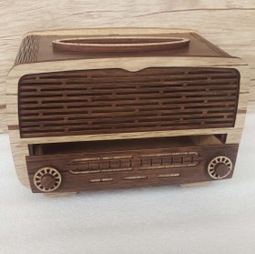 تصویر جا دستمال کاغذی طرح رادیو tissue box Radio