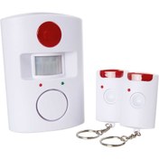 تصویر دزدگیر هوشمند دو ریموت با آژیر 105 دسیبل آمازون کالا Wireless Remote Controlled Alarm System/ Motion Detector Alarm/ PIR Alarm Model:Ba 105 A1