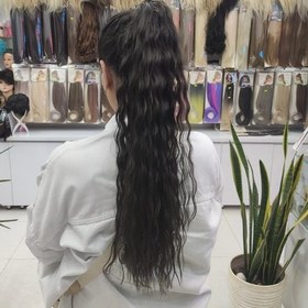 تصویر دم اسبی فر تک رنگ 65 سانتی 