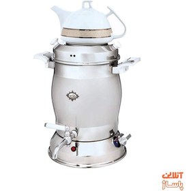 تصویر سماور برقی عالی نسب مدل Sevil ظرفیت 5 لیتر Alinassab Sevil Electric Samovar 5 Liter