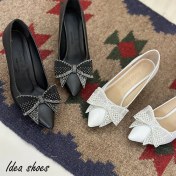 تصویر کفش مجلسی دخترانه مدل ۵۰۱ با رویه چرم مصنوعی 