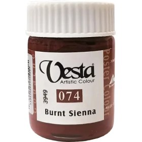 تصویر گواش وستا کد 074 BurntSienna حجم 30 میل 