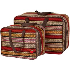 تصویر چمدان مسافرتی سایز بزرگ و کوچک نوین 