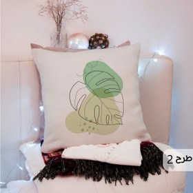 تصویر کوسن کد K248 مینیمال_گلدار