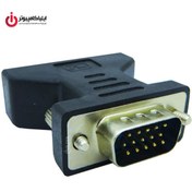 تصویر تبدیل VGA HDB15 ماده به DVI-I نر فرانت ا (Faranet HDB15F to DVI(24+5)M Adapter (short-type (Faranet HDB15F to DVI(24+5)M Adapter (short-type