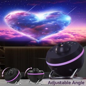 تصویر پروژکتور کهکشانی چرخشی مدل Dynamic 13 Dynamic Meteor 13 In 1 Ultra Clear Galaxy Projector Lamp Rotary Space Ball Planetarium Projector Lights For Kids Gift