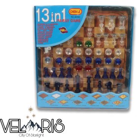 تصویر 13 بازی در یک جعبه سیزده بازی در یک بازی چند بازی فکری 