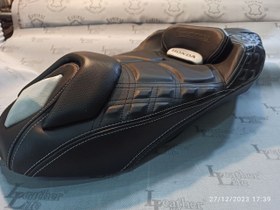 تصویر سفارش انلاین روکش زین اسپشیال اسکوتر - مشکی / توسی / g200 sym Special saddle cover