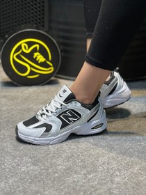 تصویر کفش کتونی اسپرت نیوبالانس 530 های کپی زنانه و مردانه رنگ سفید NewBalance 530