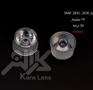 تصویر لنز اس ام دی 14 میلیمتر 3030 و 2835 SMD , smd LED lense 3030 , 2835