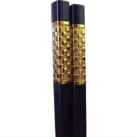 تصویر چاپستیک ملامین Golden Black 