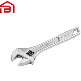 تصویر آچار فرانسه 8 اینچ سفید آروا مدل 4402 French wrench 8 inches white Areva model 4402