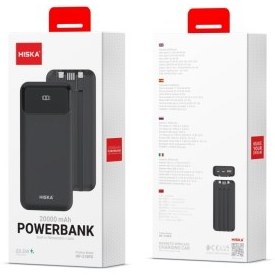 تصویر پاوربانک 20000 میلی آمپر هیسکا مدل HP-218PD Hiska 20000mAh Power Bank HP-218PD