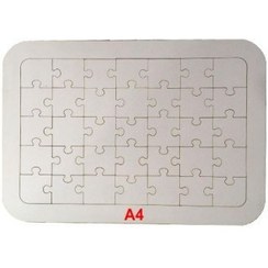 تصویر پازل دورو گلاسه سابلیمیشن A4 Double glass sublimation A4 puzzle