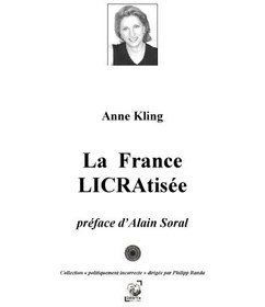 تصویر دانلود کتاب La France LICRAtisée کتاب فرانسوی فرانسه لیسانس شد