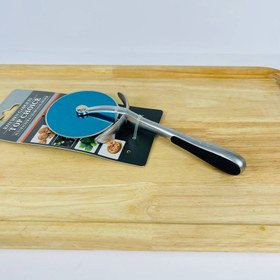 تصویر پیتزا بر استیل top choice 