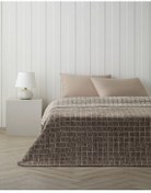 تصویر پتوی یک نفره پنبه بافته شده اکریلیک پتو 150X200 سانتی متر قهوه ای English Home 