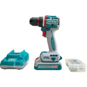 تصویر دریل شارژی توتال مدل TDLI205582 ۲۰ ولت براشلس 