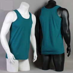 تصویر زیرپوش رکابی مردانه جناب مدل CLASSIC FIT رنگ سفید ۱۰۰٪ پنبه 