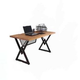 تصویر میز پایه فلز مدرن مدل نیما 