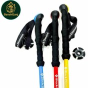 تصویر عصای کوهنوردی Black Diamond (کلیپس فلزی) مدل Air Carbon - زرد 