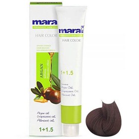 تصویر رنگ موی سری بلوطی مارال حجم ۱۰۰ میلی لیتر - 3-04 آبنوسی (بلوطی تیره) Maral Permanent Hair Chestnut Color 100ml