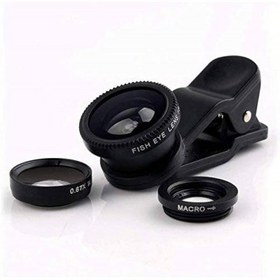 تصویر لنز دوربین گوشی های هوشمند 3in1 Smartphone Conversion Lens 190 Super Fisheye+ Macro 3in1 Smartphone Conversion Lens 190 Super Fisheye+ Macro