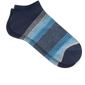 تصویر خرید اینترنتی جوراب رسمی و روزمره مردانه سرمه‌ای ماوی 0910747 ا 2li Lacivert Patik Çorabı Seti 2li Lacivert Patik Çorabı Seti