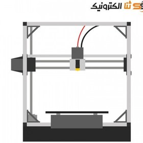 تصویر پروژه ساخت پرینتر 3 بعدی هایپر کیوب 